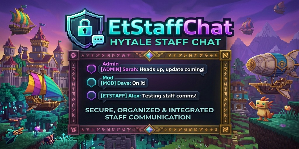 EtStaffChat - Hytale Staff Chat cover